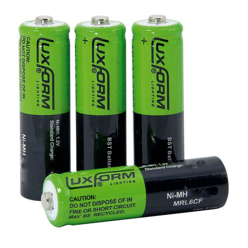 Luxform Lighting AAA Rechargeable Battery - 800 mAH NimH 1.2V  (4 Pack)