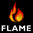 Luxform Art Deco Flame Effect Torch Lights - 2 Lights