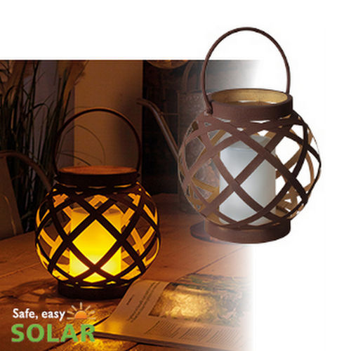 Luxfrom Lighting Solar Rattan Hanging / Table Lantern ( 1 Light )