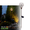 Luxform Solar Lighting Pentagon Wire Spike Light – 2 Lights