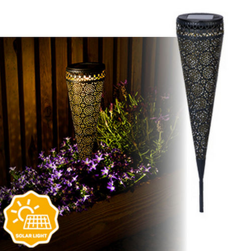 Luxform Guernsey Torch with Flower Pattern – 1 Light