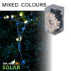 Luxform Solar 50 LED String Light, Pearl Romantic = Mixed Colours Blue / Pink / White Pearls